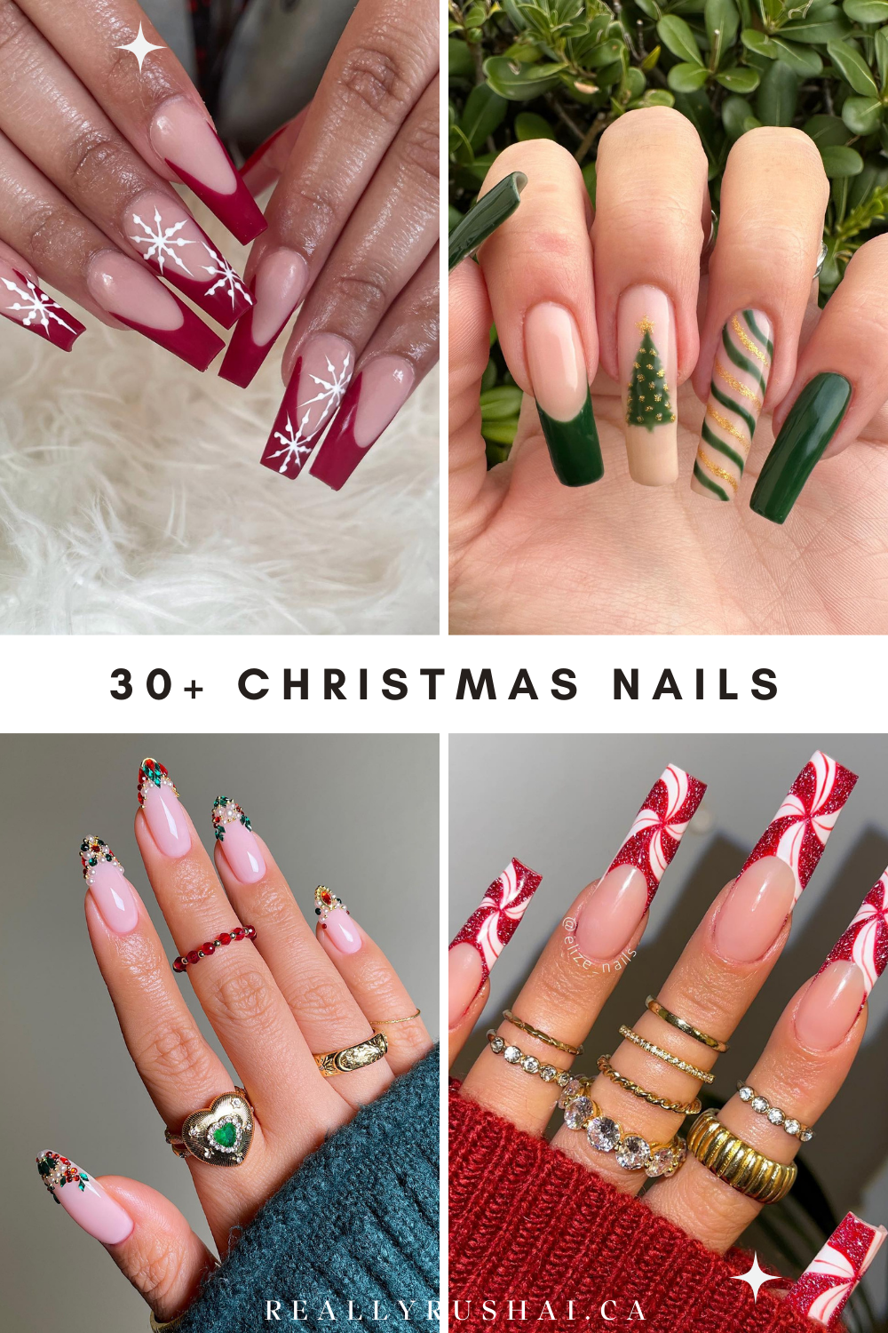 Holiday Manicure: 40+ Christmas Nail Designs to Add Sparkle and Flair this Season