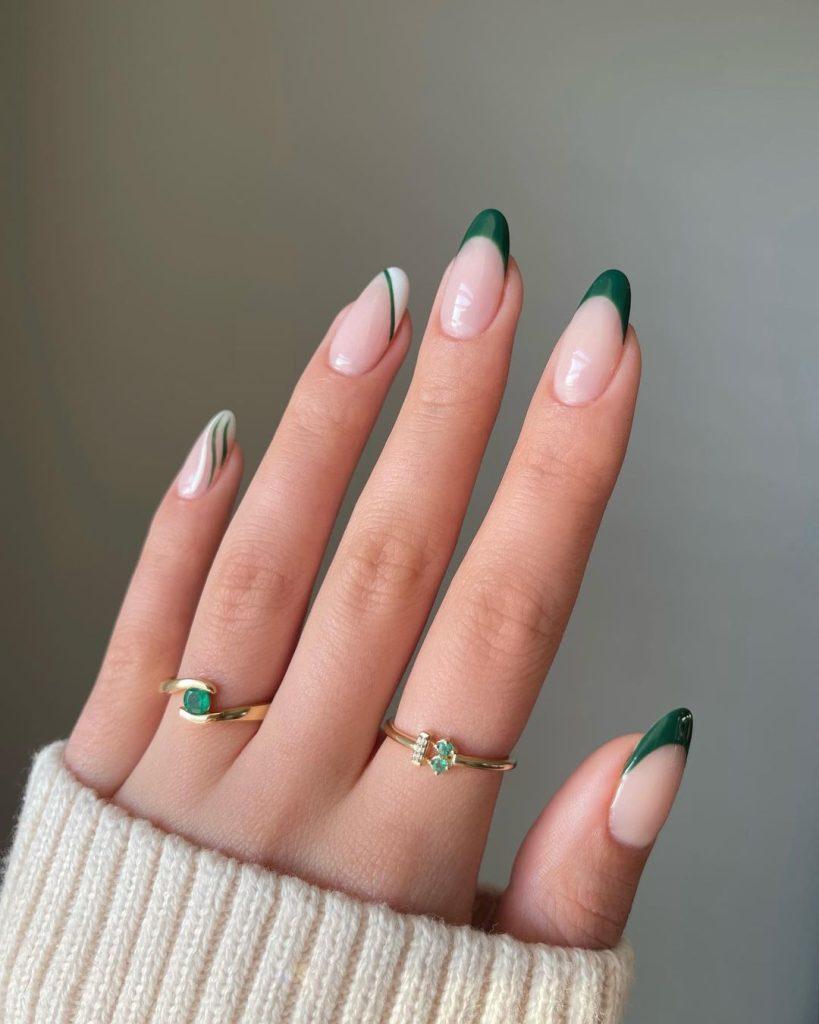 green nails