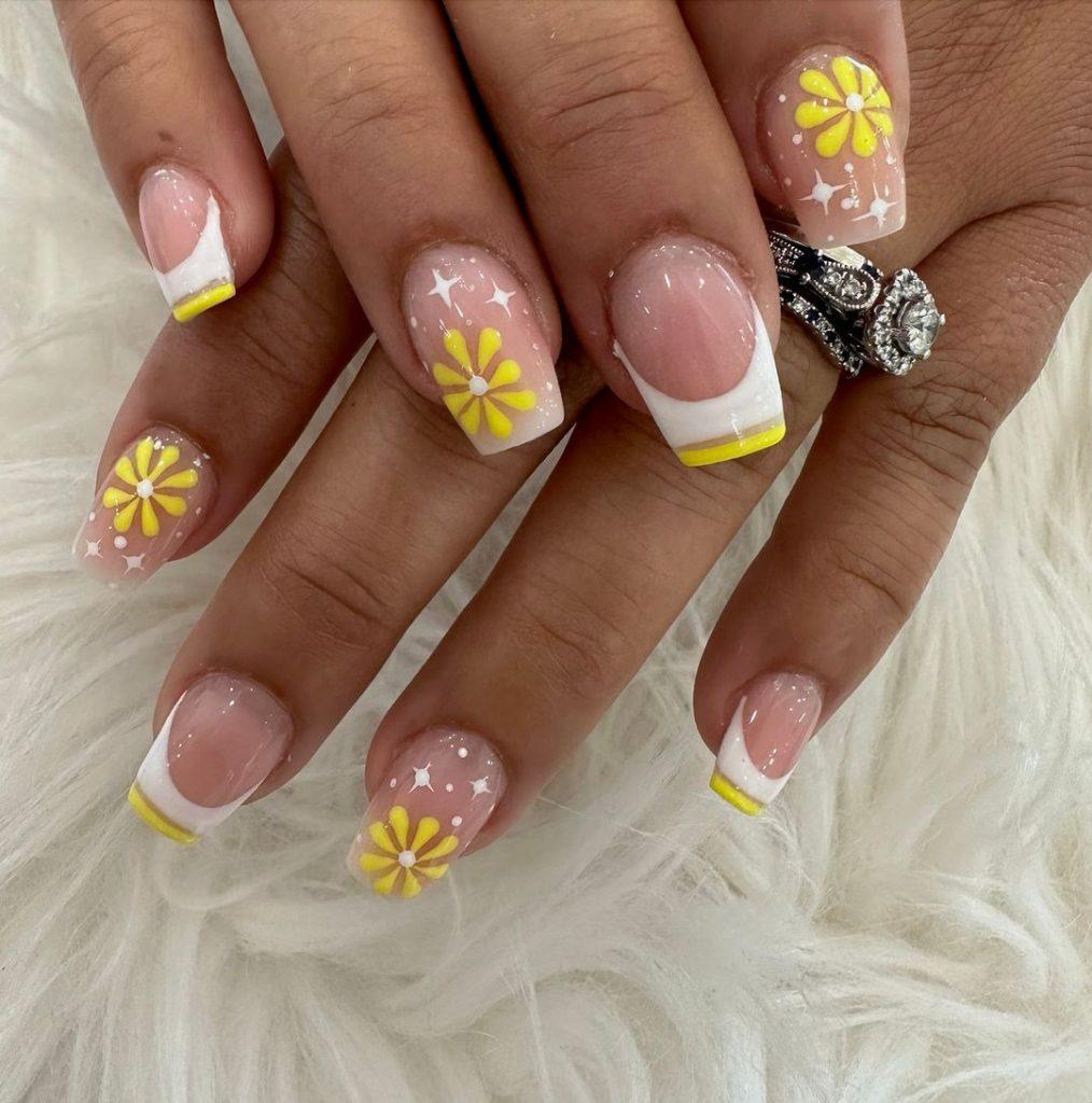 daisy nails