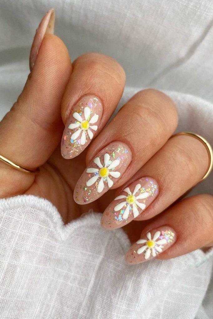 daisy nails