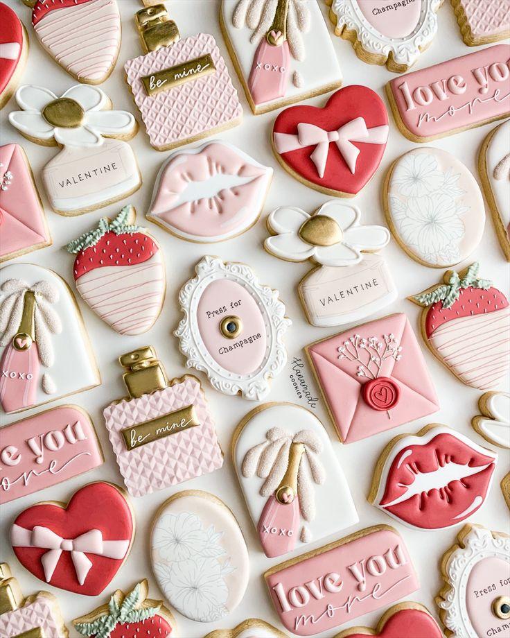 Valentine’s Day sugar cookies - ReallyRushai