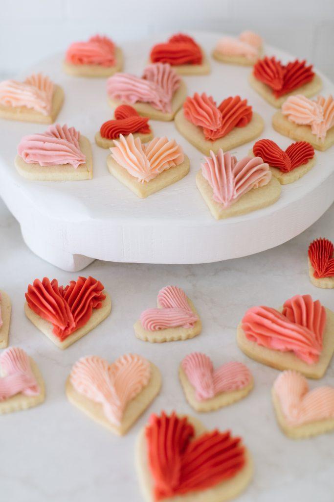 Valentine’s Day sugar cookies - ReallyRushai