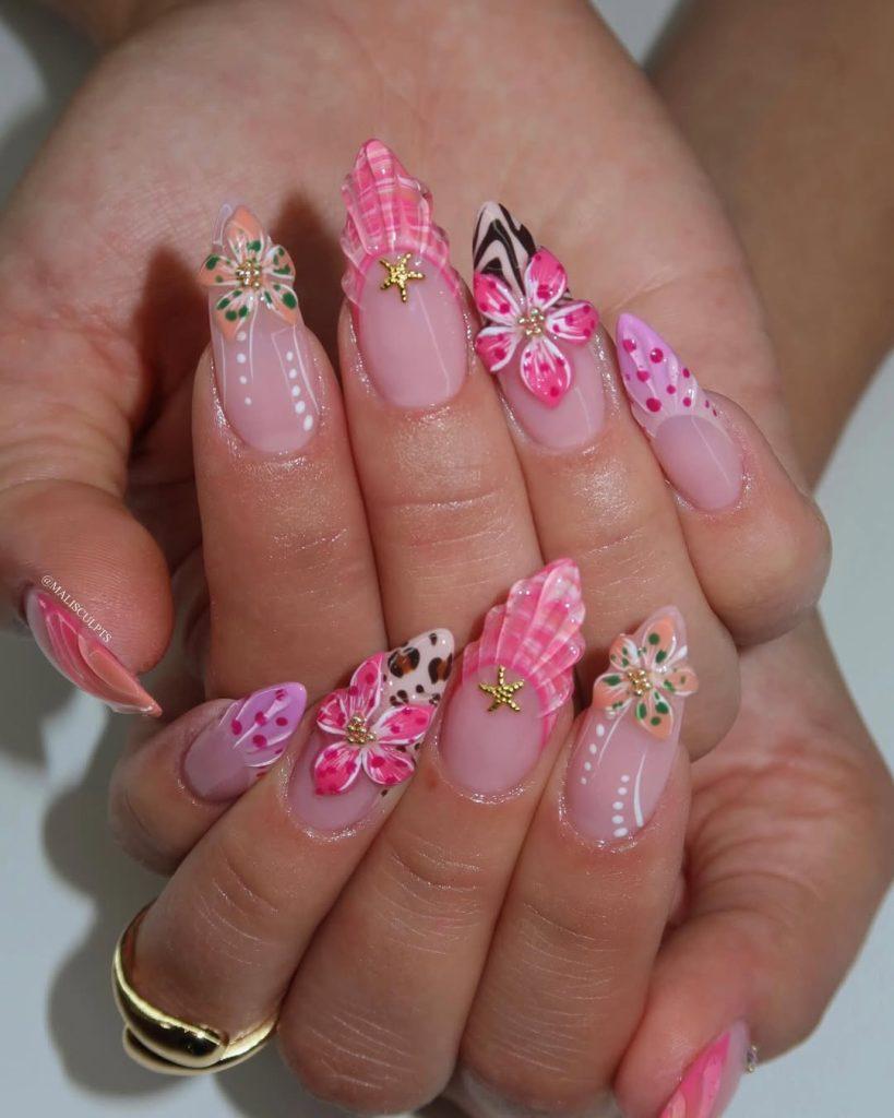 flower nail designs - ReallyRushai