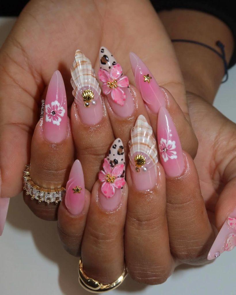 flower nail designs - ReallyRushai