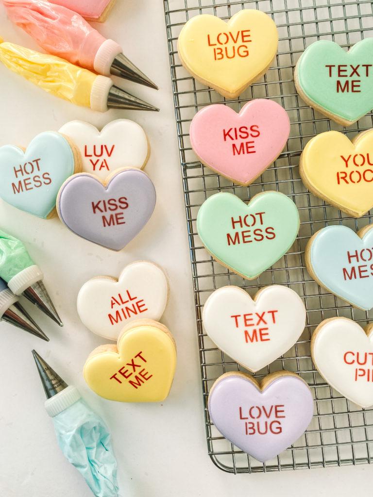 Valentine’s Day sugar cookies - ReallyRushai