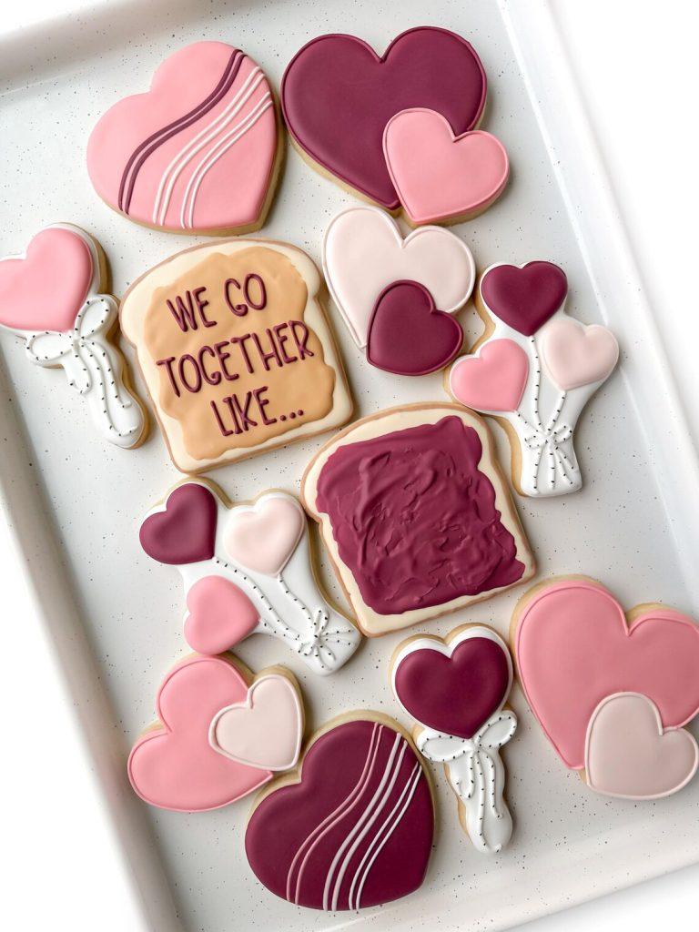 Valentine’s Day sugar cookies - ReallyRushai