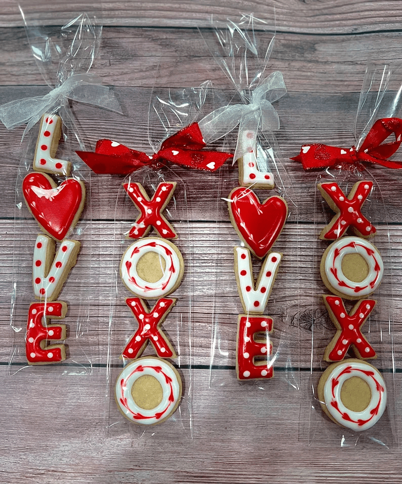 Valentine’s Day sugar cookies - ReallyRushai