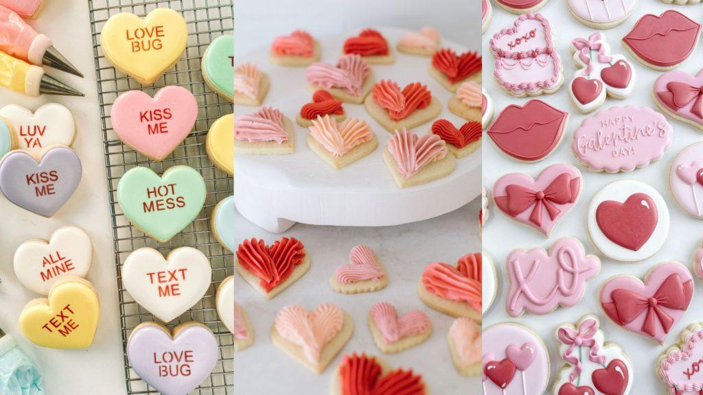 Valentine’s Day sugar cookies - ReallyRushai