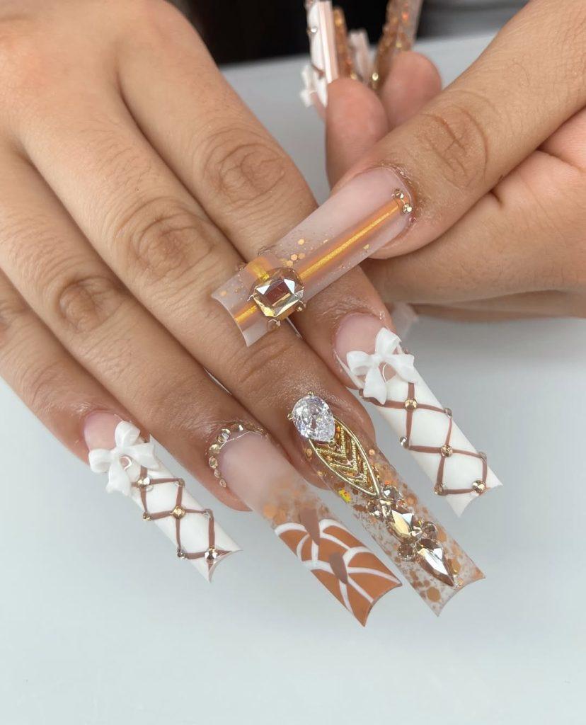 warm october nails - ReallyRushai