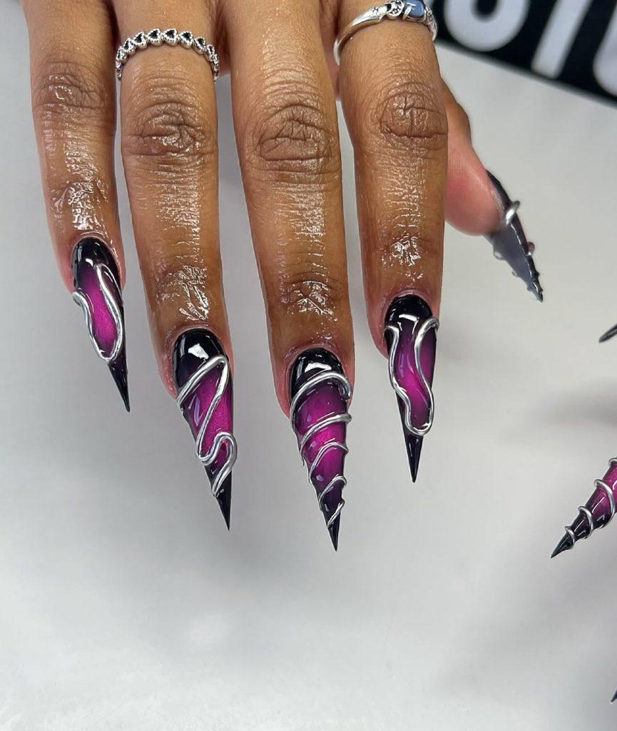 warm october nails - ReallyRushai
