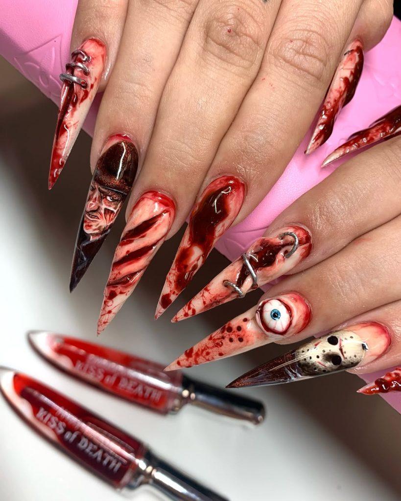 warm october nails - ReallyRushai