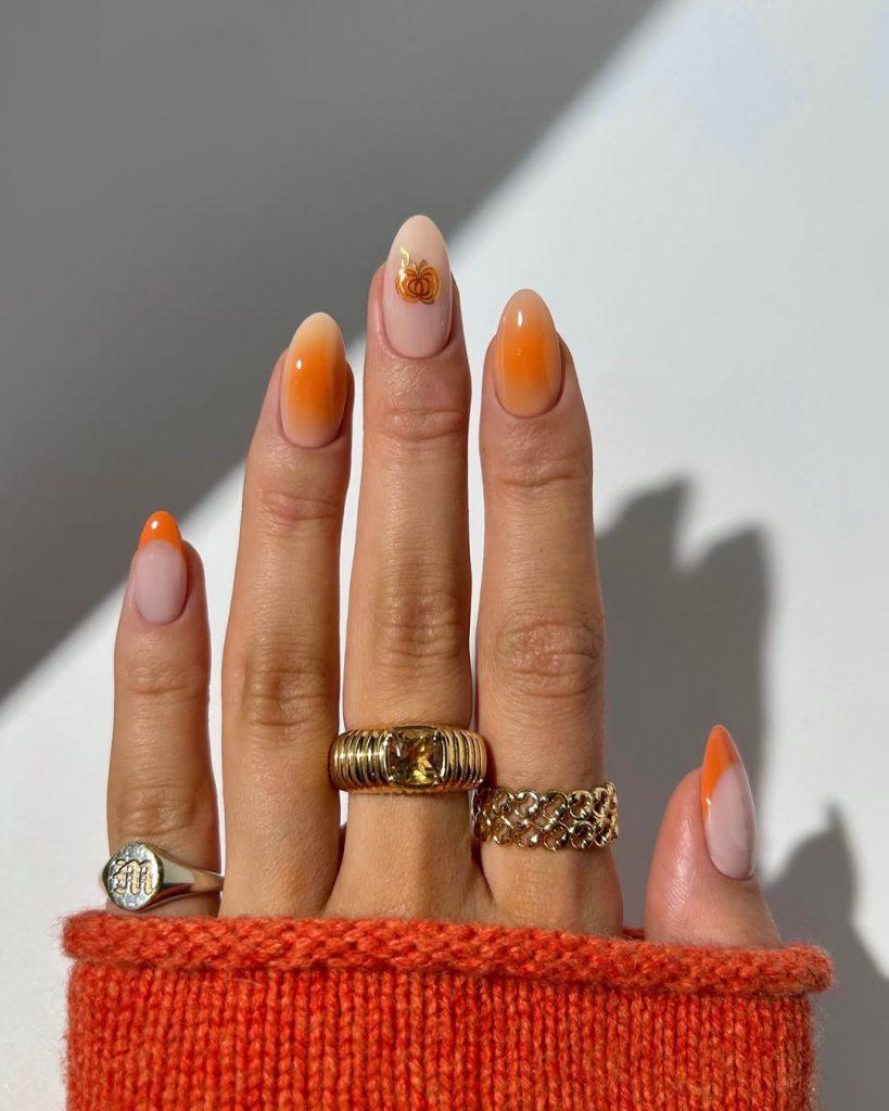 warm october nails - ReallyRushai