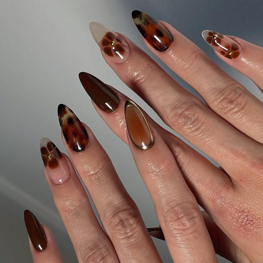 warm october nails - ReallyRushai