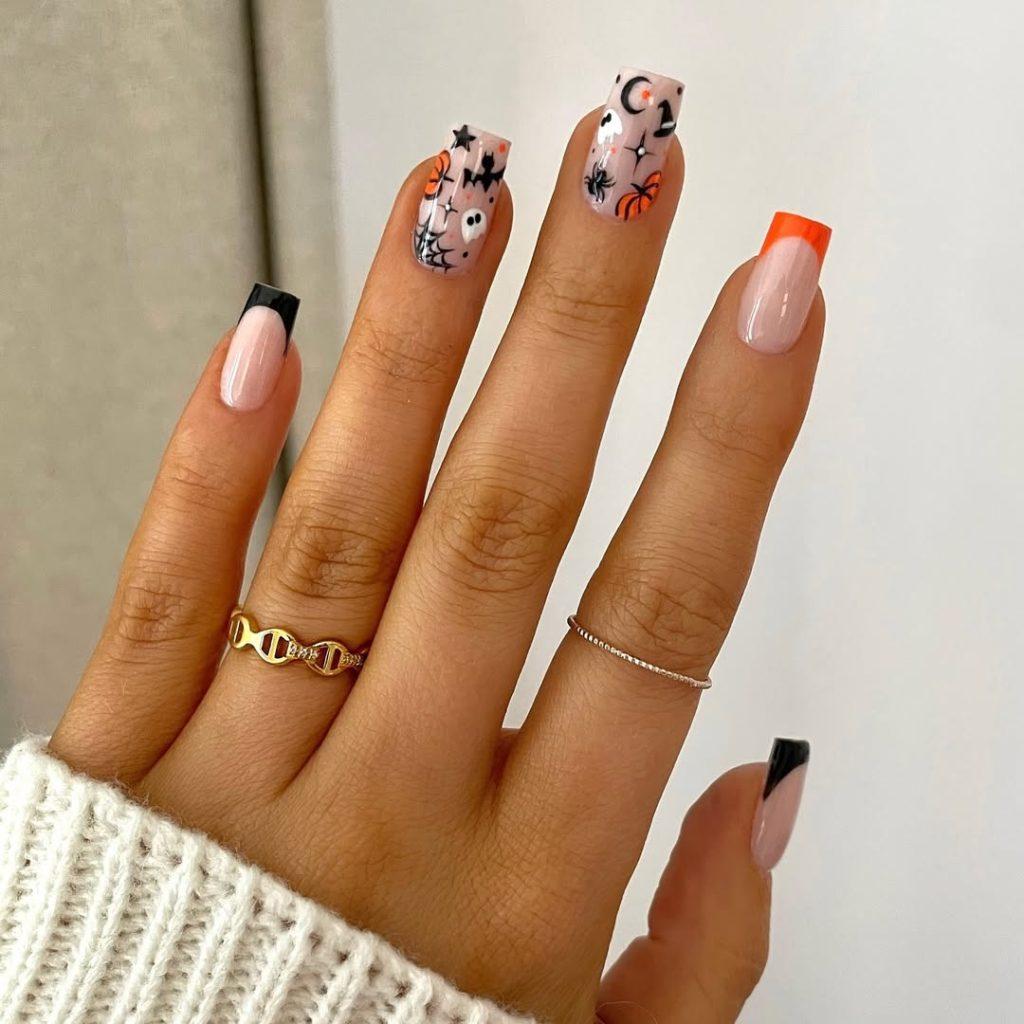 warm october nails - ReallyRushai