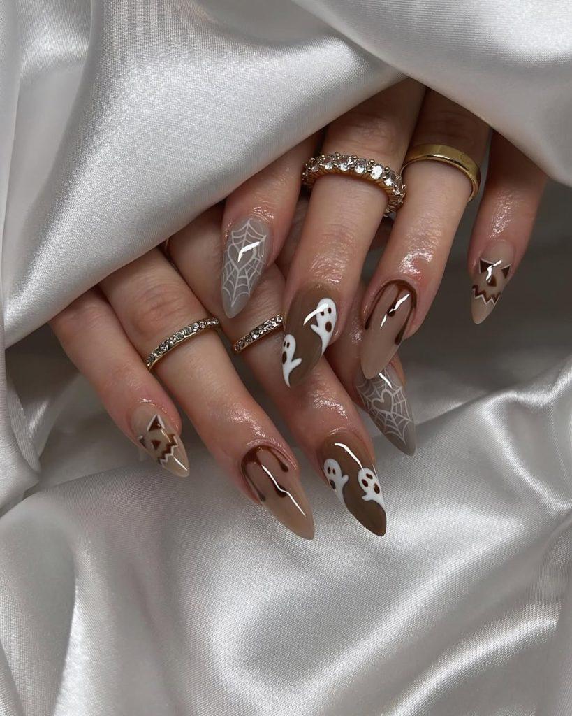 warm october nails - ReallyRushai