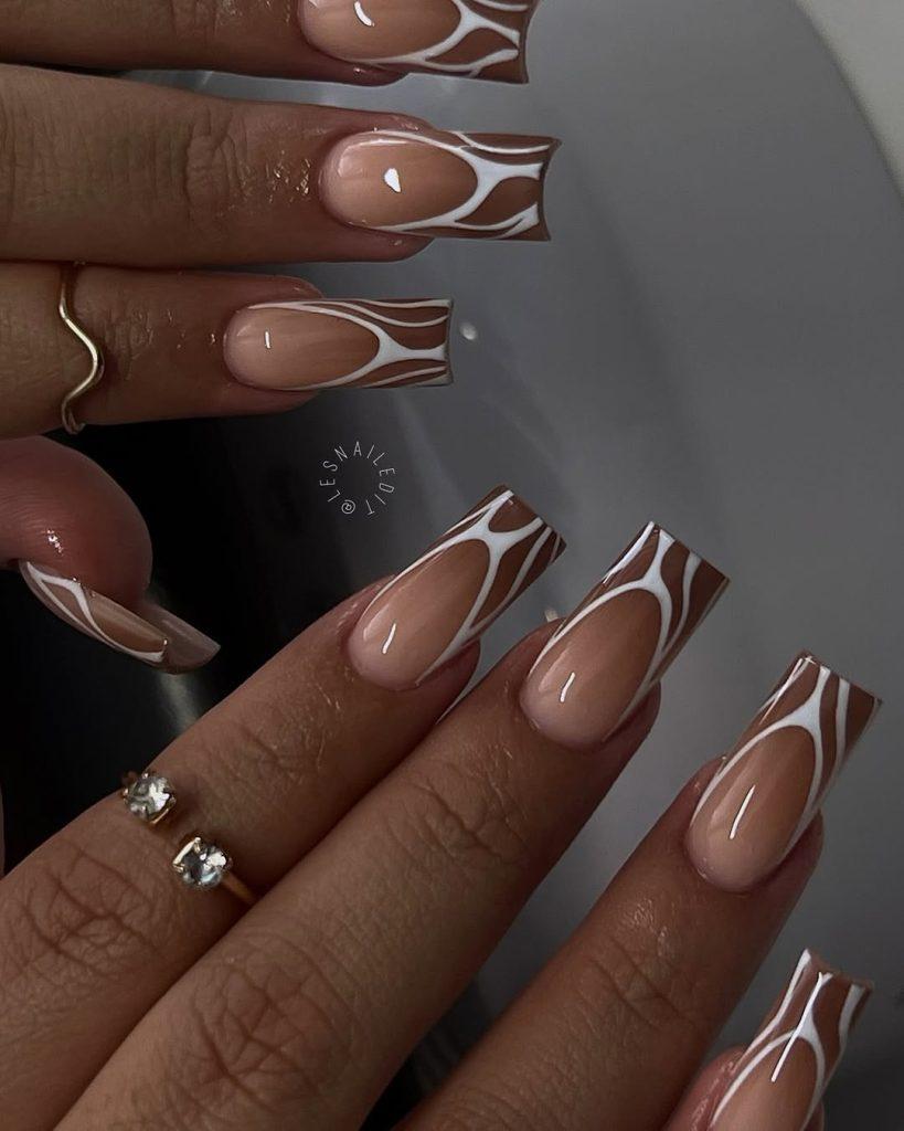 warm october nails - ReallyRushai