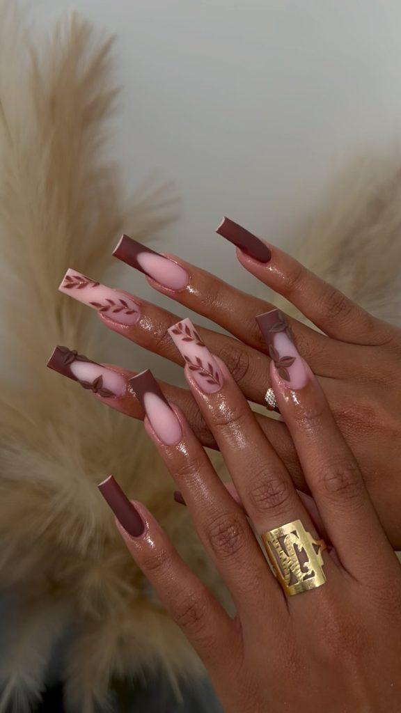 warm october nails - ReallyRushai