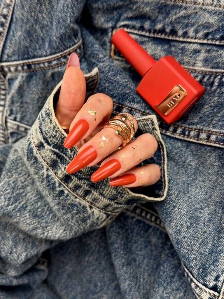 warm october nails - ReallyRushai