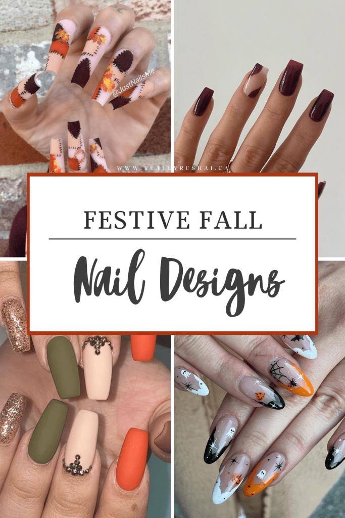 warm october nails - ReallyRushai