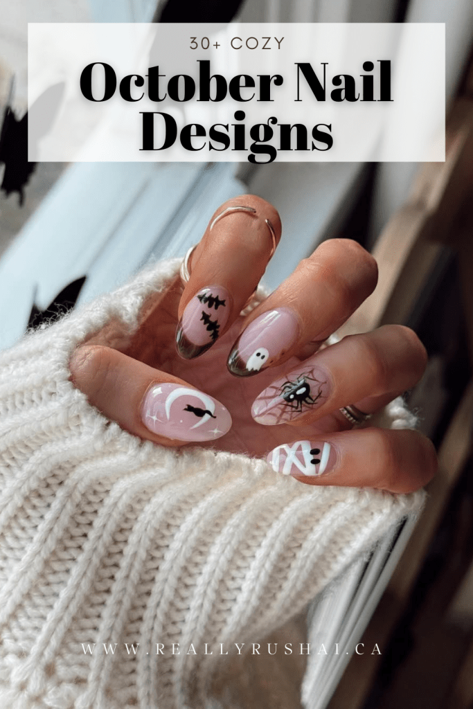 warm october nails - ReallyRushai