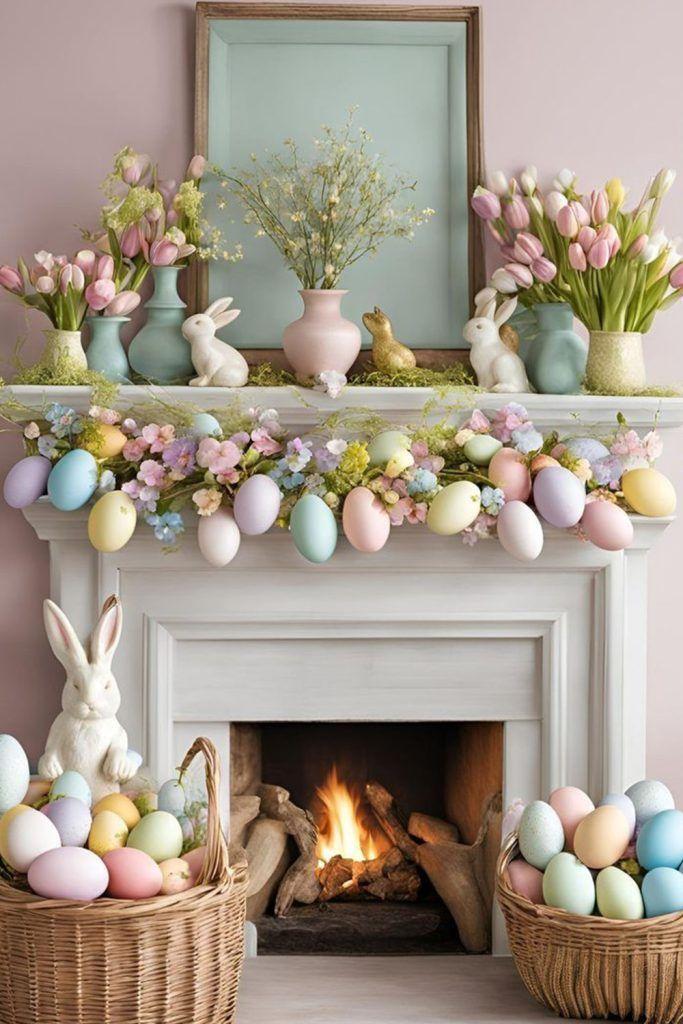 Easter Fireplace Mantles - ReallyRushai