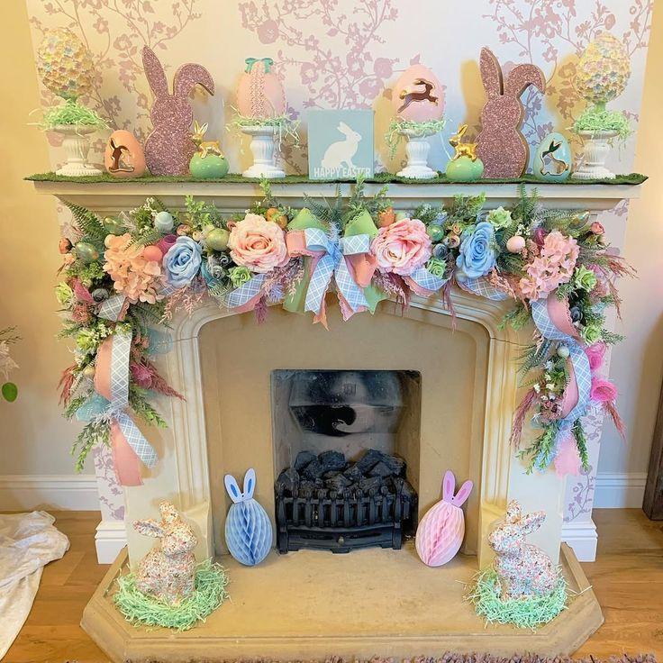 Spring Mantle Decor Ideas - ReallyRushai