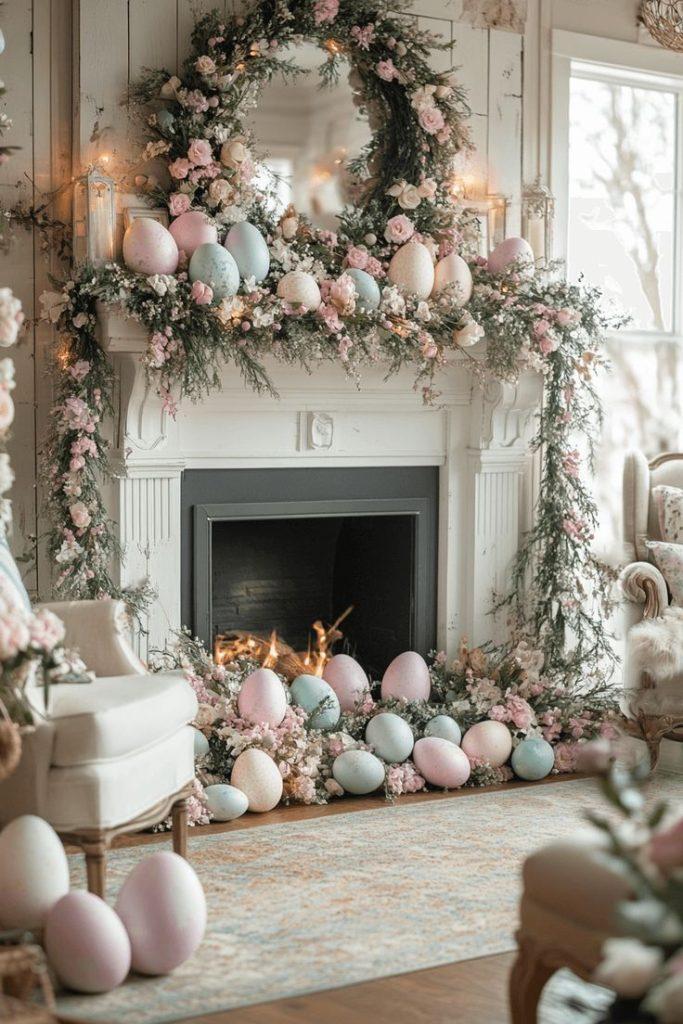 Easter Fireplace Mantles - ReallyRushai