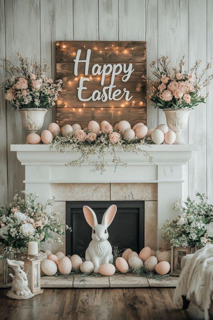 Spring Mantle Decor Ideas - ReallyRushai