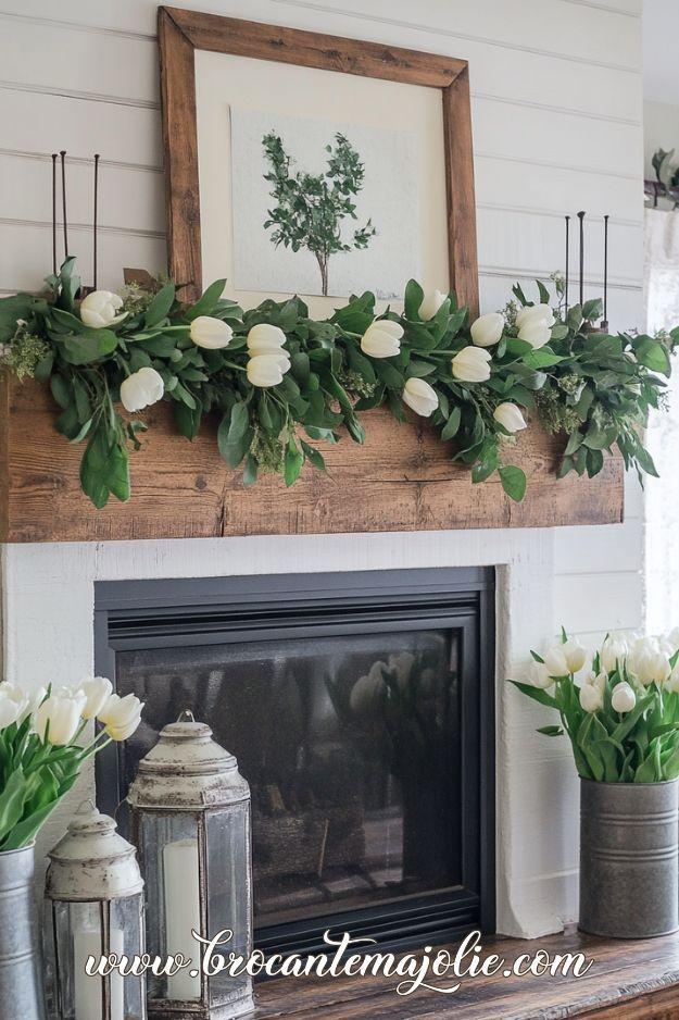 Spring Mantle Decor Ideas - ReallyRushai