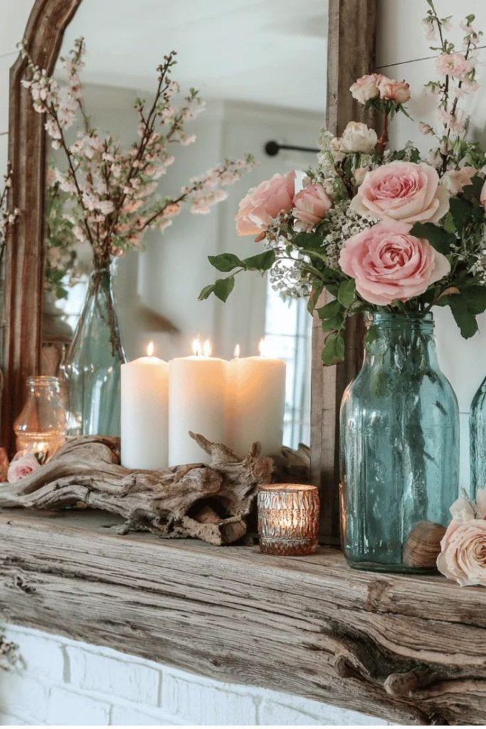 Spring Mantle Decor Ideas - ReallyRushai
