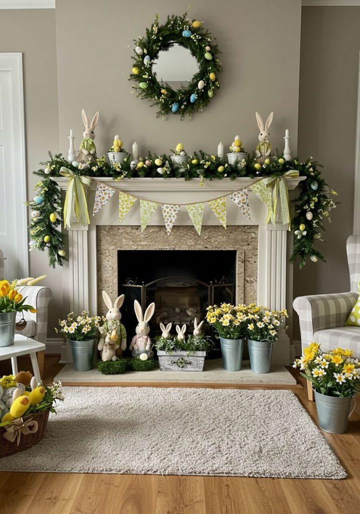 Spring Mantle Decor Ideas - ReallyRushai