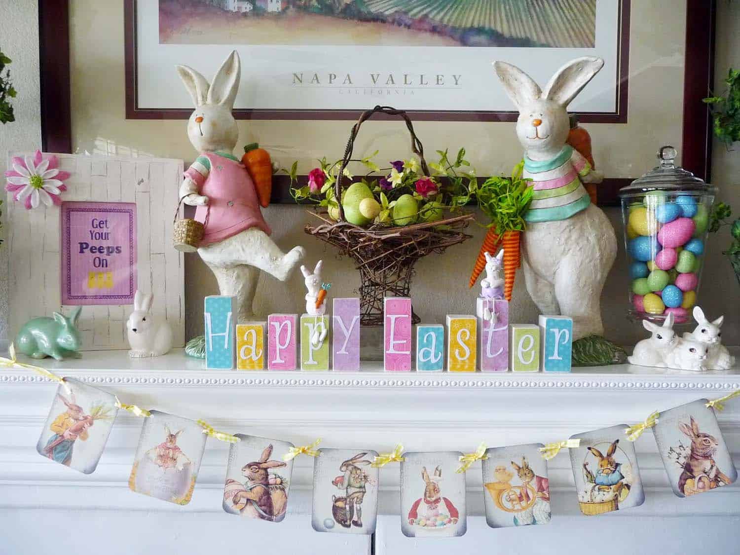 Easter Fireplace Mantles - ReallyRushai