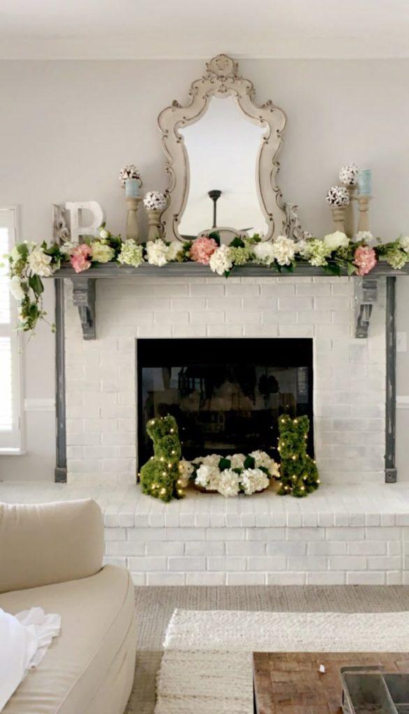 Spring Mantle Decor Ideas - ReallyRushai