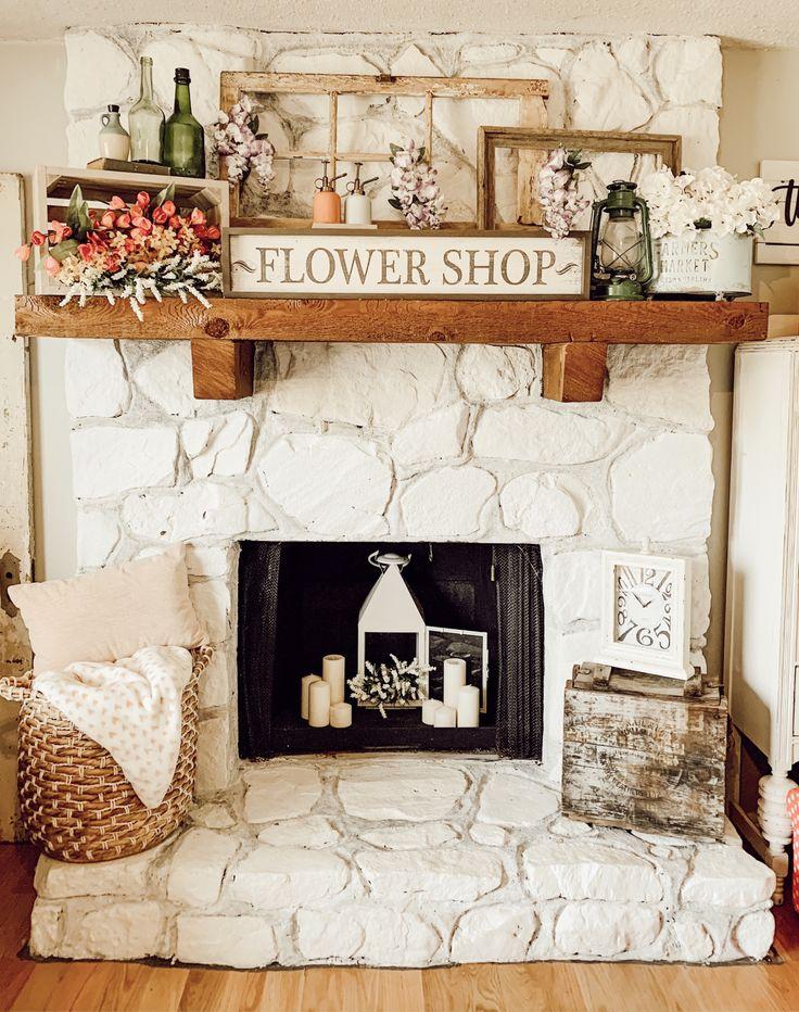 Spring Mantle Decor Ideas - ReallyRushai
