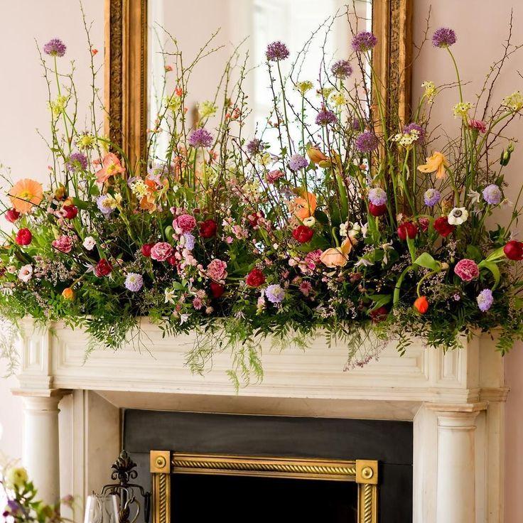 Spring Mantle Decor Ideas - ReallyRushai