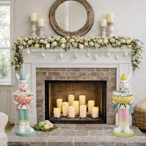Easter Fireplace Mantles - ReallyRushai