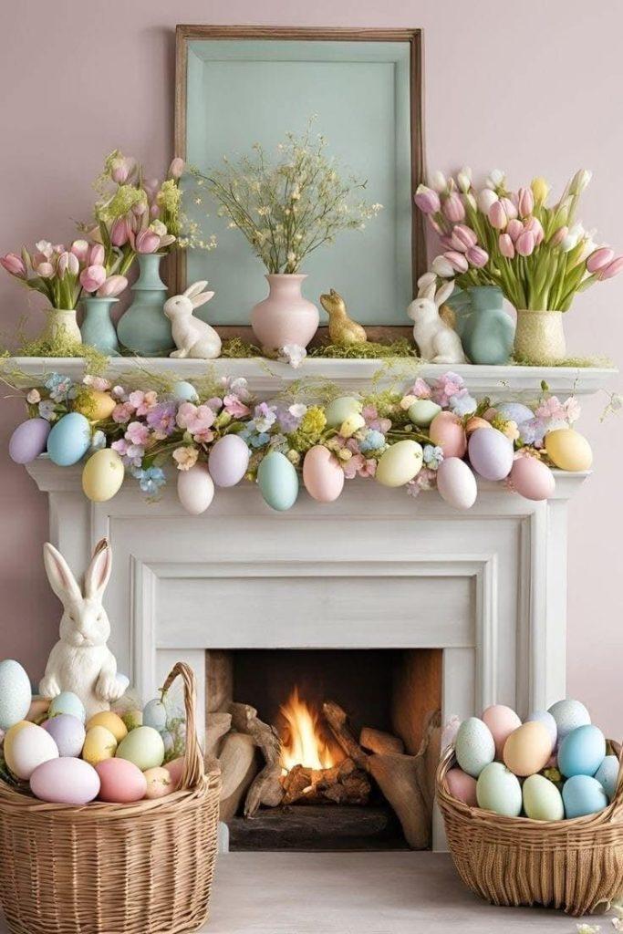 Spring Mantle Decor Ideas - ReallyRushai