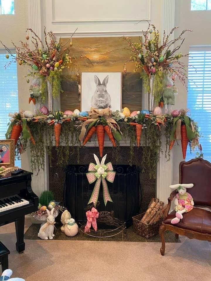Easter Fireplace Mantles - ReallyRushai