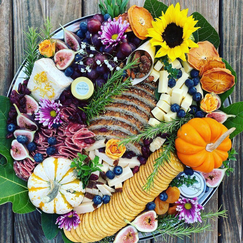 Fall Themed Board Charcuterie Board - ReallyRushai