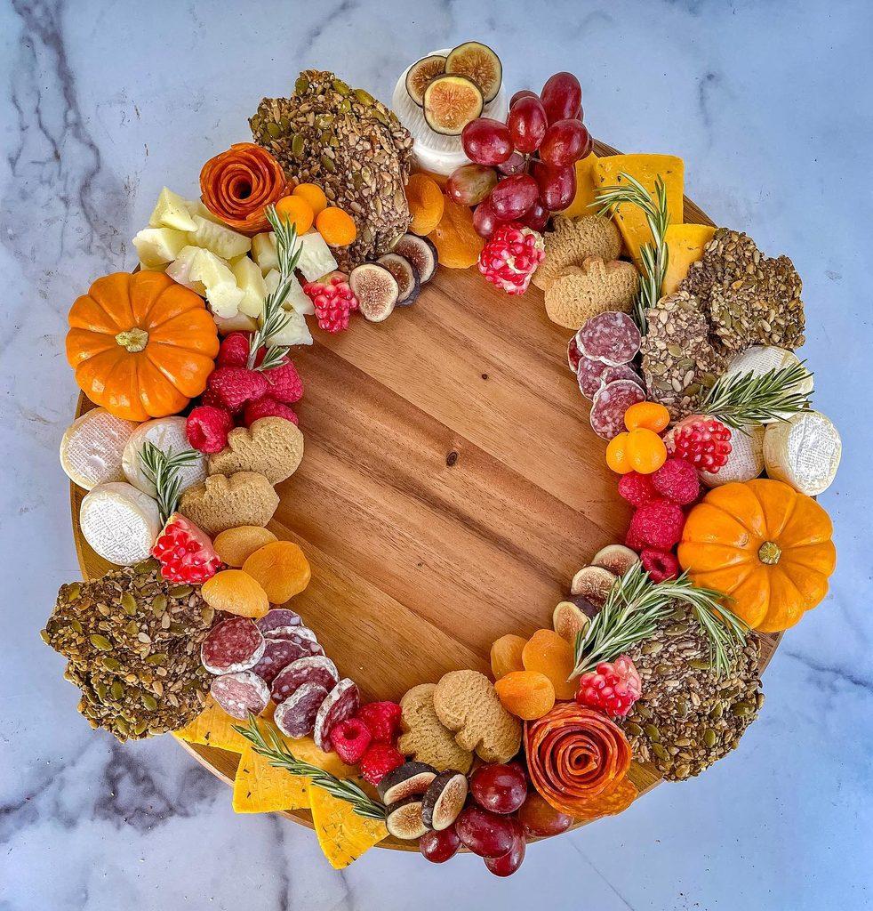 Fall Themed Board Charcuterie Board - ReallyRushai