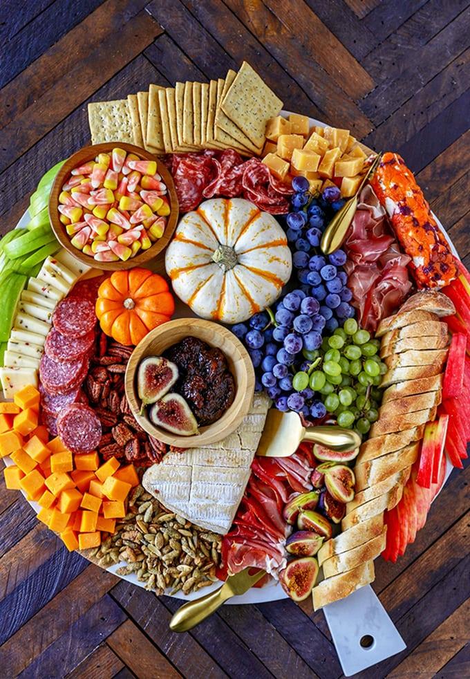 Fall Themed Board Charcuterie Board - ReallyRushai