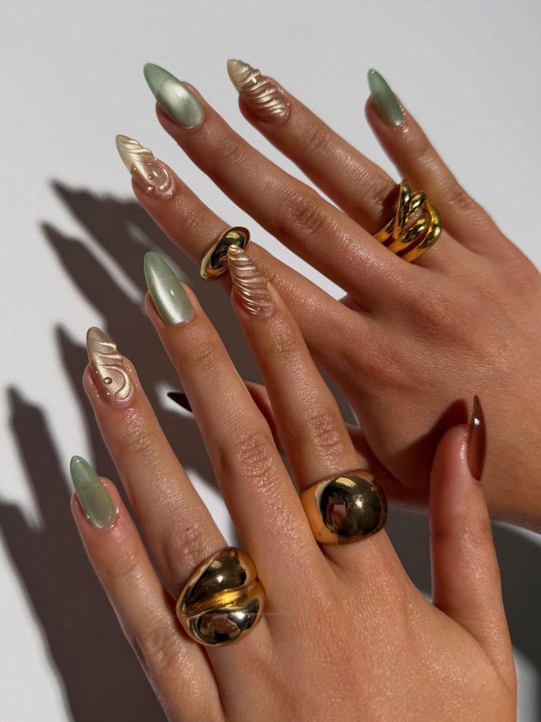 The Velvet Nails Trend: Stunning Cat Eye Nail Designs to Try ASAP - ReallyRushai